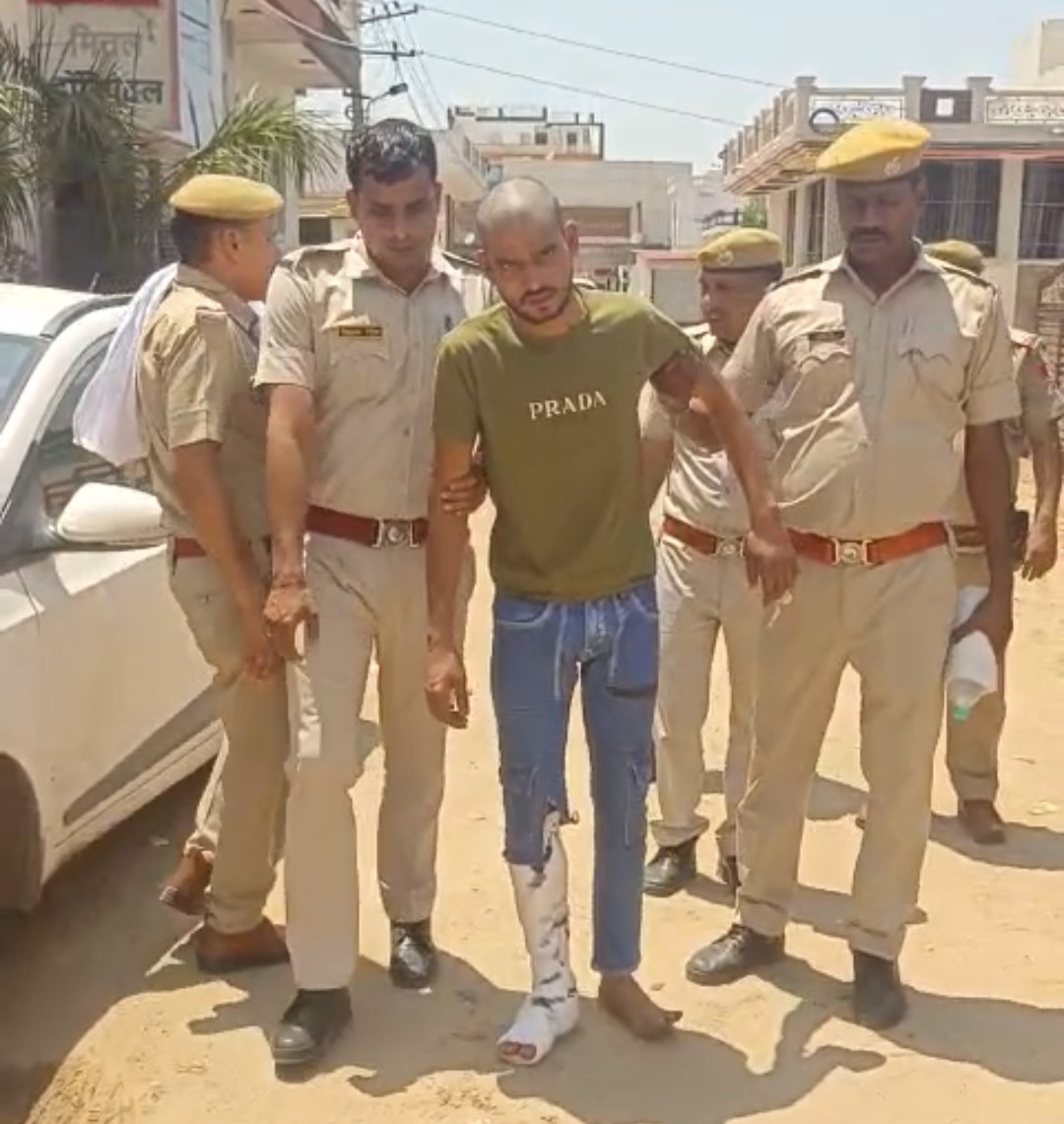 गंगापुर सिटी पुलिस ने ब्लाइंड मर्डर का महज चन्द घण्टो मे किया खुलासा   मर्डर के संदिग्ध मुलजिमानो को प्रकरण मे किया डिटेन